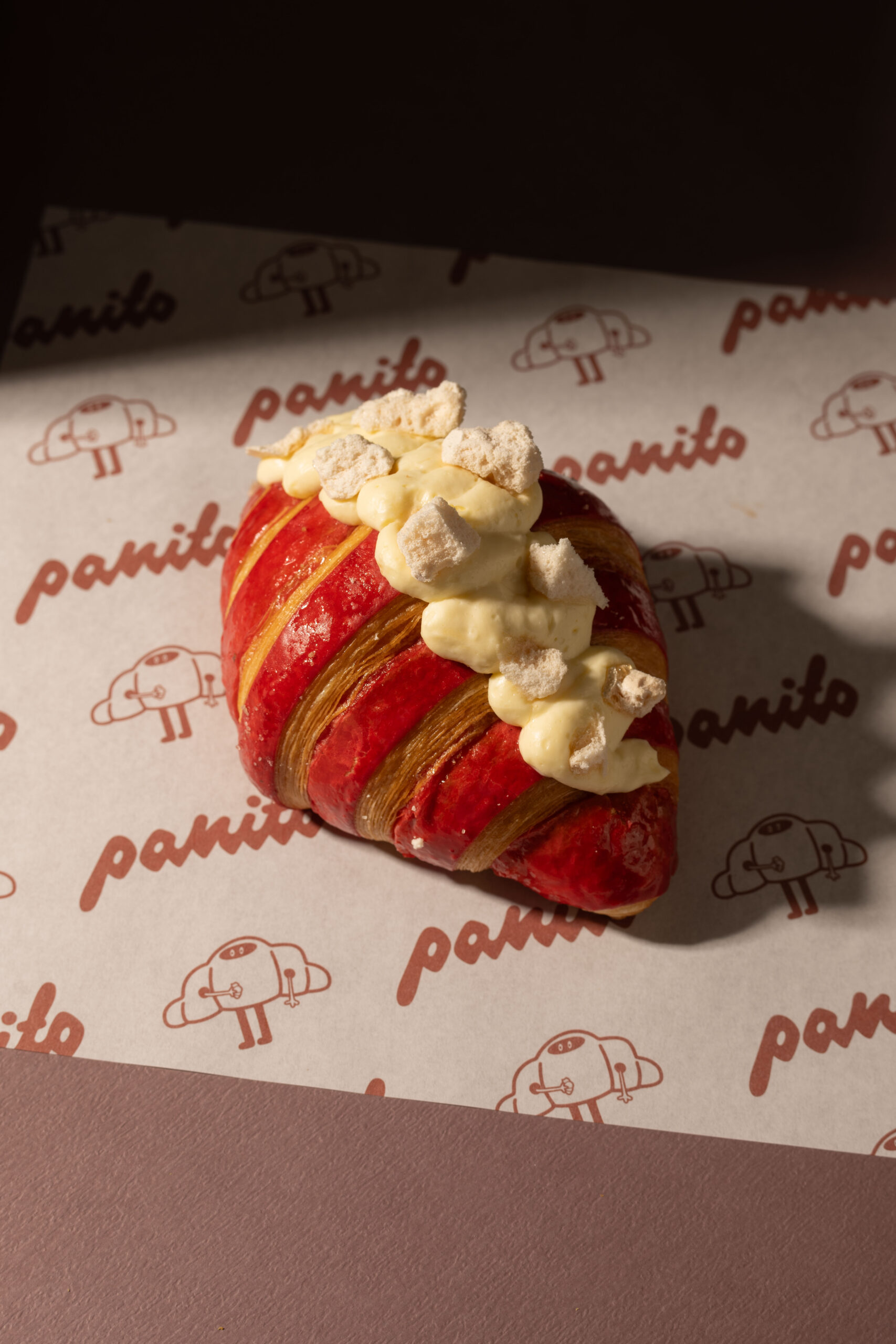 Croissant de Fresas con Crema